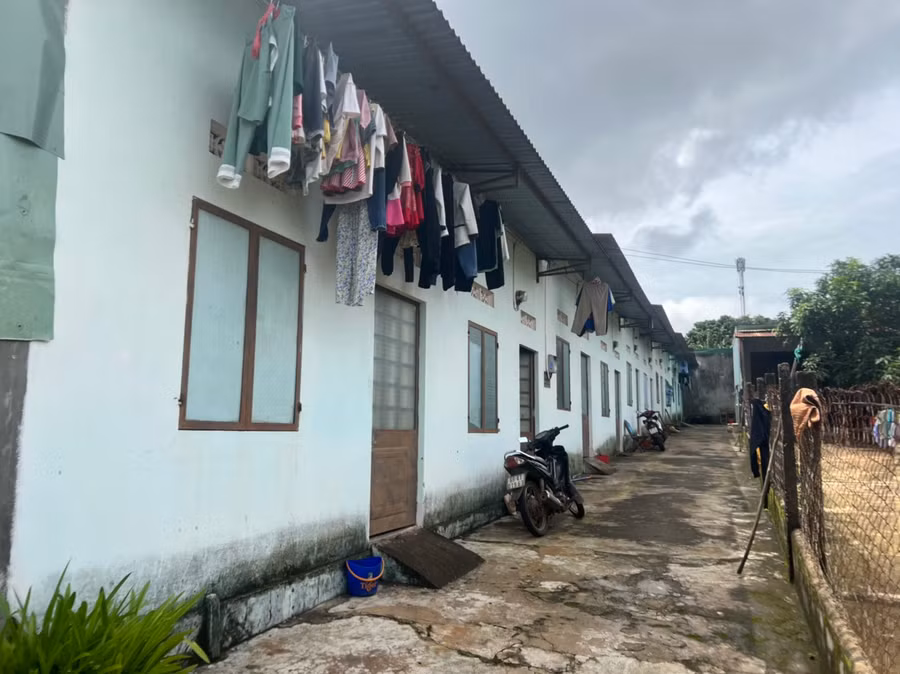 Nhà trọ của người lao động ở TP. Pleiku. Ảnh: Đinh Yến