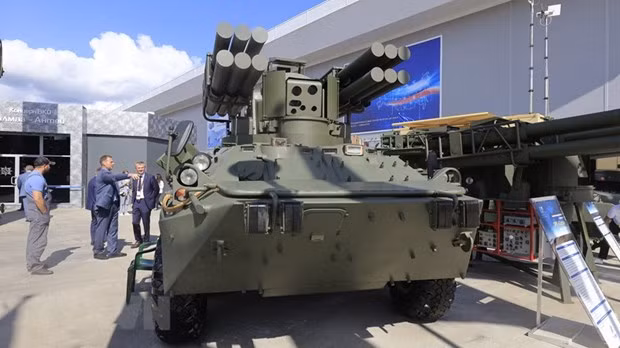 Tổ hợp tên lửa phòng không của Nga. (Ảnh: Trần Hiếu/TTXVN)