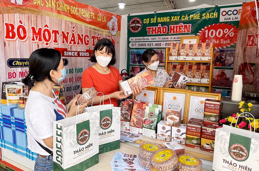 Nhiều sản phẩm OCOP đã tạo được chỗ đứng trên thị trường. Ảnh: Vũ Thảo