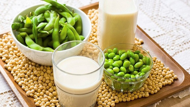 Để có một làn da đẹp, ngăn ngừa nám da và nếp nhăn, bạn hãy bổ sung những món ăn được chế biến từ đậu nành. Ảnh nguồn internet