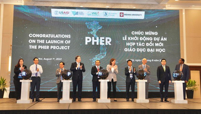 Mỹ khởi động dự án hợp tác kéo dài 5 năm với 3 đại học hàng đầu của Việt Nam với ngân sách 14,2 triệu USD - Ảnh: Đại sứ quán Mỹ