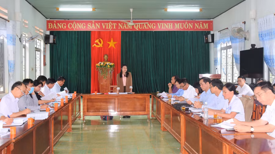 Quang cảnh buổi làm việc. Ảnh: Trần Dung