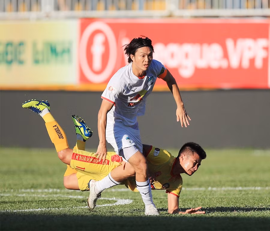 Tuấn Anh cùng HAGL tìm kiếm chiến thắng sau trận thua Hà Nội FC. Ảnh: VPF