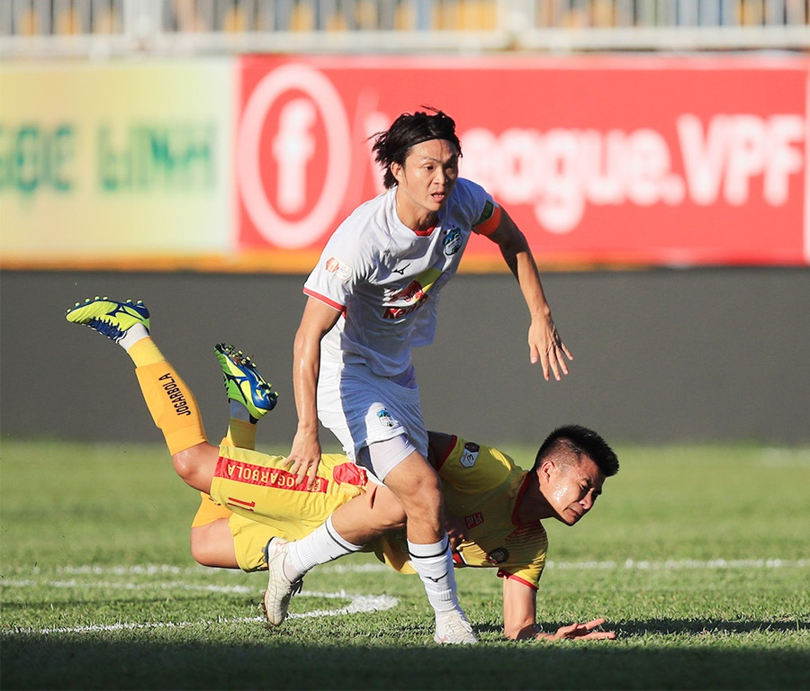 Tuấn Anh cùng HAGL tìm kiếm chiến thắng sau trận thua Hà Nội FC. Ảnh: VPF