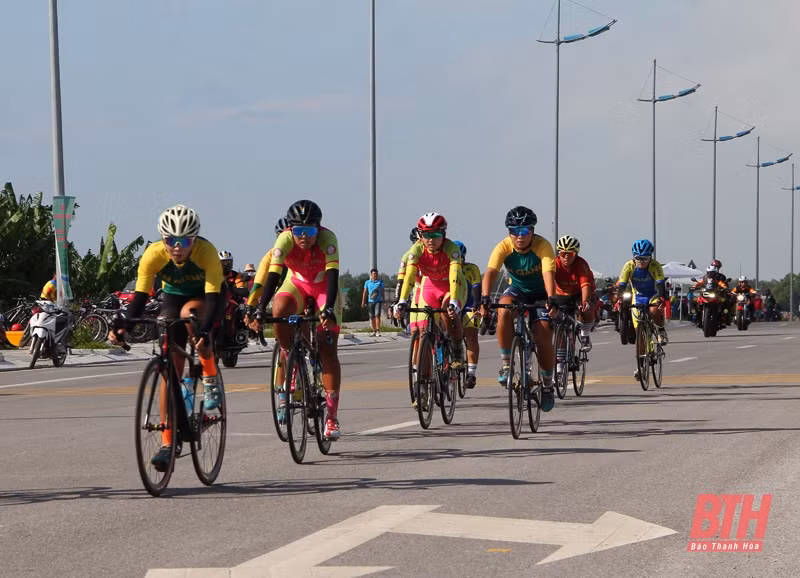 Các vận động viên bước vào tranh tài tại các nội dung thi đấu của giải. Ảnh nguồn Báo Thanh Hóa