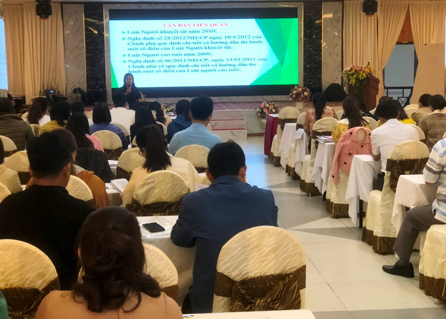 Quang cảnh buổi tập huấn tại TP. Pleiku. Ảnh: Đinh Yến