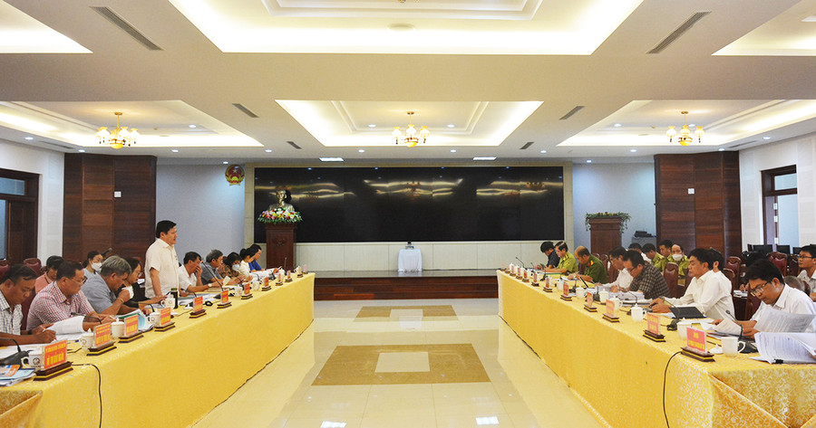  Quang cảnh buổi làm việc. Ảnh: Thiên Di