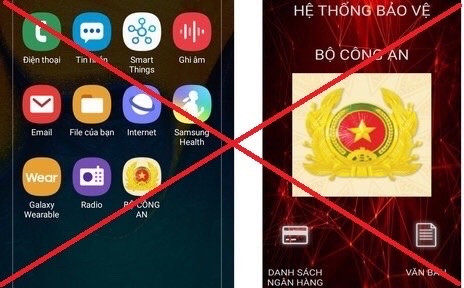 Một phụ nữ ở Hà Nội mất gần 2 tỷ đồng vì tải app giả mạo Bộ Công an ảnh 1 Các đối tượng sử dụng app giả mạo Bộ Công an để chiếm đoạt tài sản. Ảnh nguồn TTO