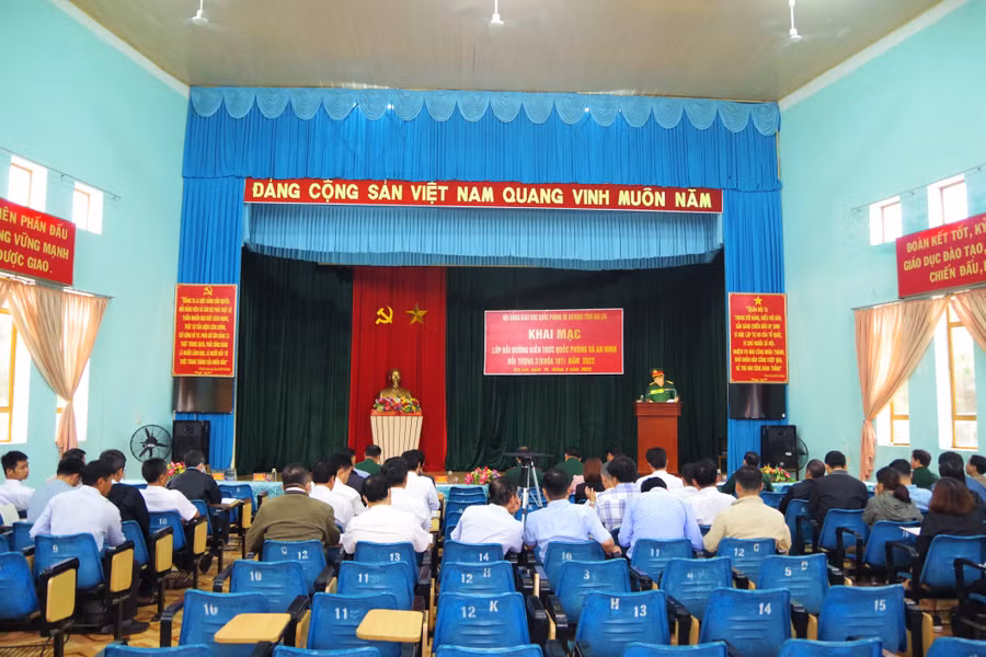 Quang cảnh lớp tập huấn. Ảnh: Kim Hồng