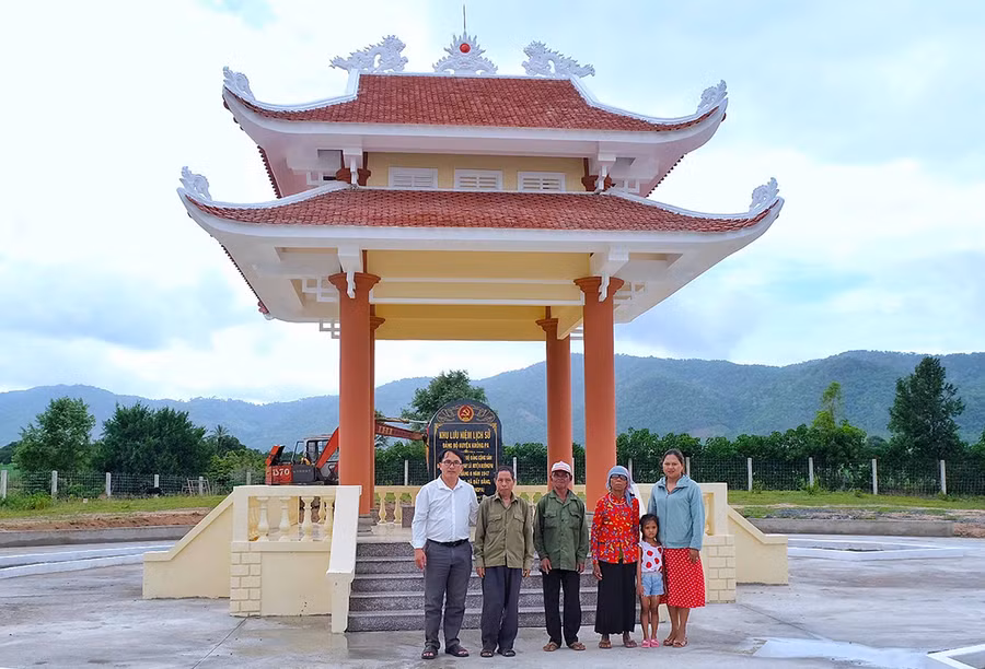 Khu lưu niệm lịch sử, nơi thành lập Chi bộ Đảng Cộng sản đầu tiên huyện H2 (tiền thân của Đảng bộ huyện Krông Pa) tại xã Đất Bằng. Ảnh: Hoàng Ngọc