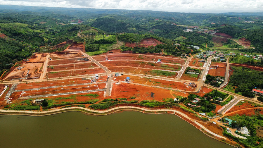 Một số dự án ở tỉnh Đắk Nông đang vướng công tác giải phóng mặt bằng.