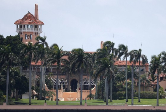 Khu nhà Mar-a-Lago của ông Donald Trump tại Palm Beach, Florida, tháng 7-2019. Ảnh: AP Khu nhà Mar-a-Lago của ông Donald Trump tại Palm Beach, Florida, tháng 7-2019. Ảnh: AP