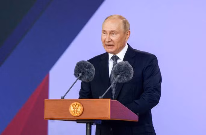  Tổng thống Nga Vladimir Putin đã chỉ trích Mỹ và phương Tây khi cho rằng Mỹ muốn kéo dài cuộc chiến ở Ukraine.Ảnh: Reuters