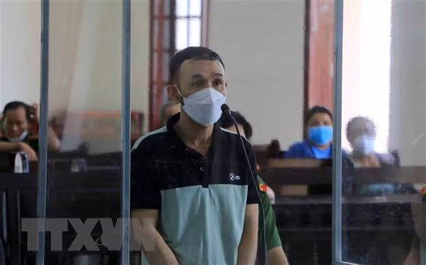 Bị cáo Lê Duy Linh là đối tượng cầm đầu vụ vận chuyển hơn 45kg ma túy. (Ảnh: Nhựt An/TTXVN)