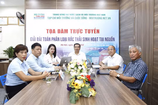 Quang cảnh buổi toạ đàm. Ảnh: Tạp chí điện tử Môi trường và cuộc sống