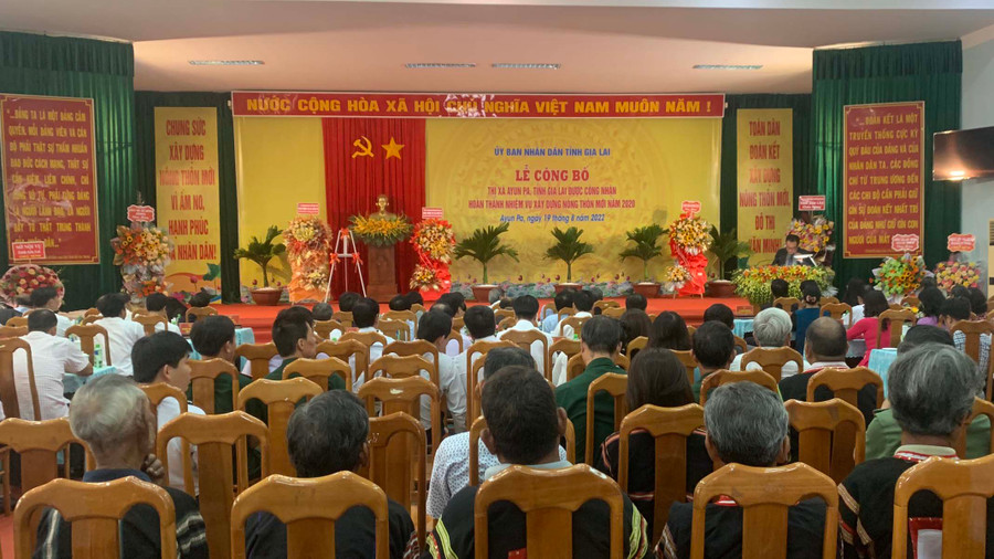 Quang cảnh buổi lễ. Ảnh: Vũ Chi