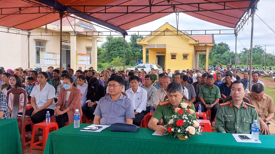 Các đại biểu tham dự ngày hội Toàn dân bảo vệ an ninh Tổ quốc. Ảnh: Vĩnh Hoàng