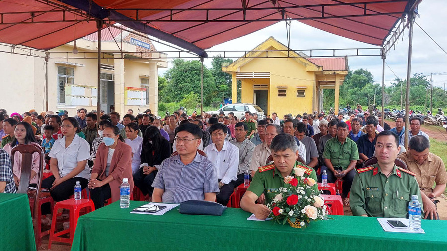 Các đại biểu tham dự ngày hội Toàn dân bảo vệ an ninh Tổ quốc. Ảnh: Vĩnh Hoàng