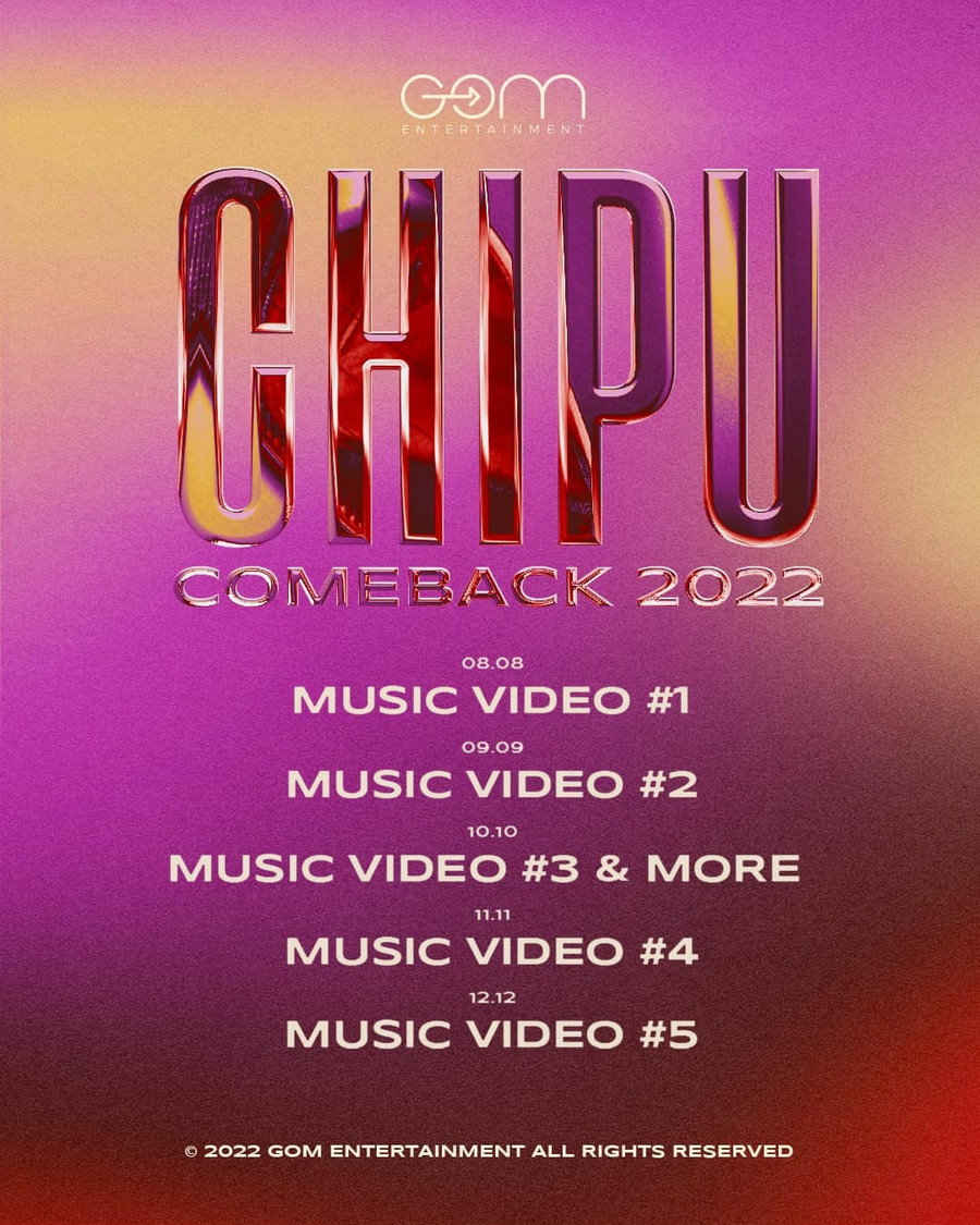 Kế hoạch ra mắt sản phẩm âm nhạc dày đặc của Chi Pu từ đây đến cuối năm. Ảnh: NVCC