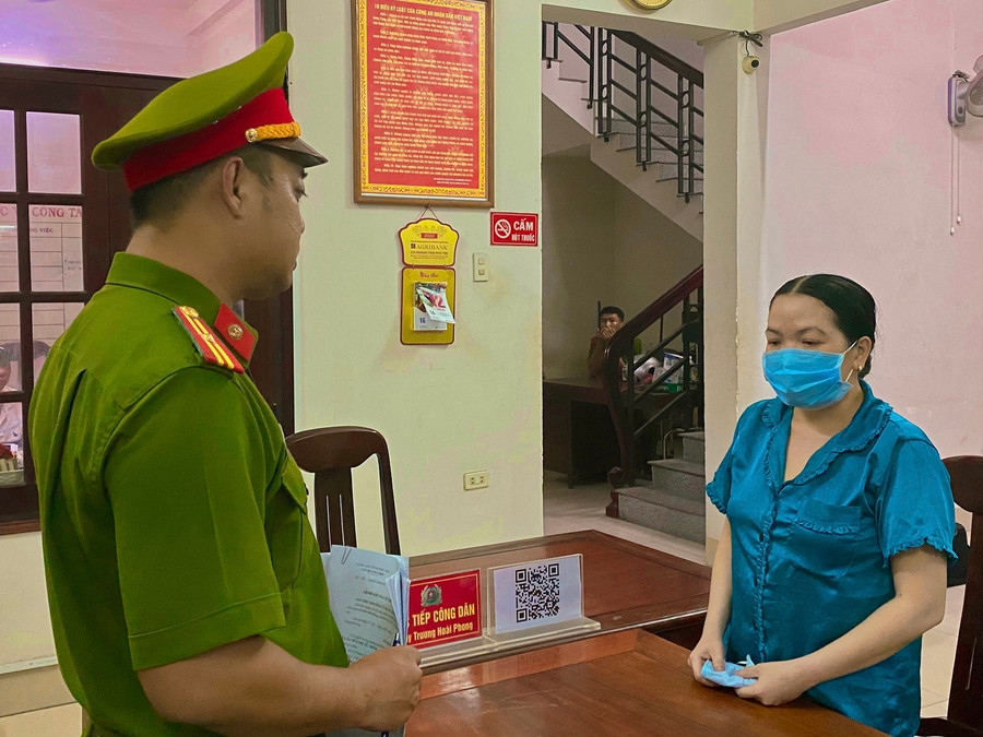 Bị can Bùi Thị Tố Trinh. Ảnh: Như Quỳnh  Bị can Bùi Thị Tố Trinh. Ảnh: Như Quỳnh