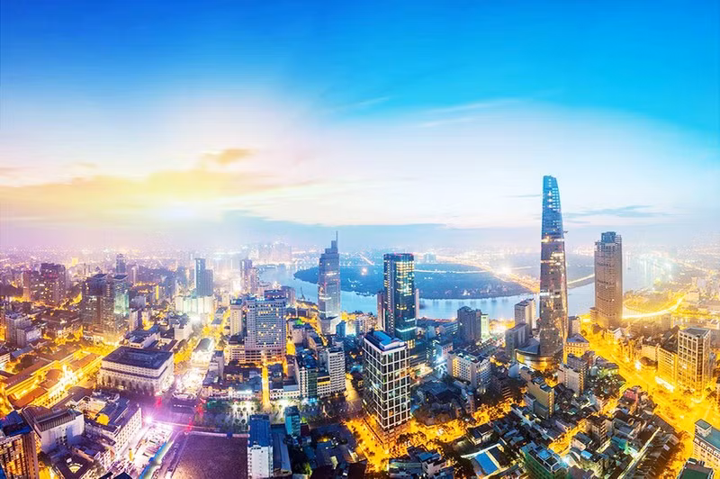 Thành phố Hồ Chí Minh ngày càng phát triển, hiện đại. (Ảnh NGUYỄN VĂN HẢI)