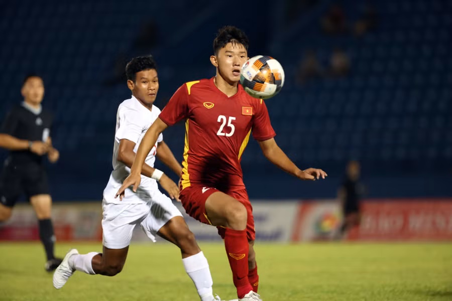 Đăng Dương có màn ra mắt khá ấn tượng cùng U.19 Việt Nam. Ảnh: Ngọc Dương