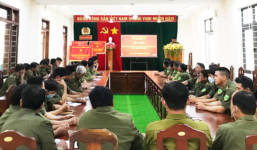 Quang cảnh lớp tập huấn. Ảnh: Văn Nhân Quang cảnh lớp tập huấn. Ảnh: Văn Nhân