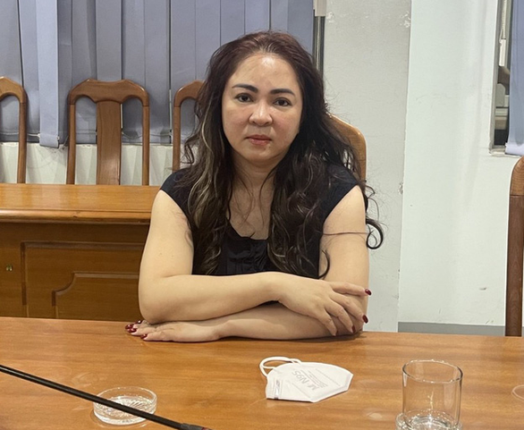 Bị can Nguyễn Phương Hằng tại Cơ quan Điều tra Công an TP. Hồ Chí Minh . Ảnh: Công an TP.Hồ Chí Minh