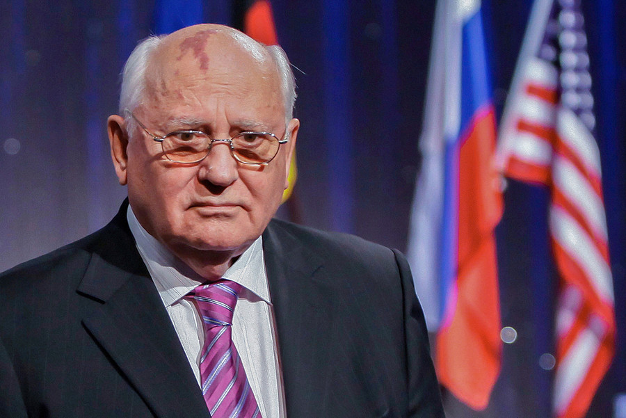 Ông Mikhail Gorbachev dự một lễ kỷ niệm ở Berlin, Đức hồi năm 2009. Ảnh: AFP