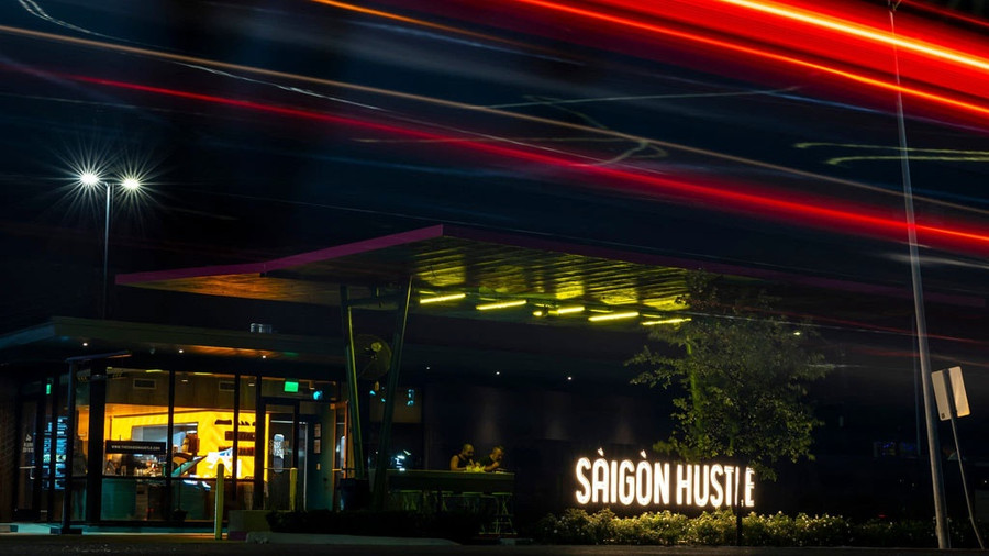 Nhà hàng Sài Gòn Hustle. Ảnh: The New York Times Nhà hàng Sài Gòn Hustle. Ảnh: The New York Times