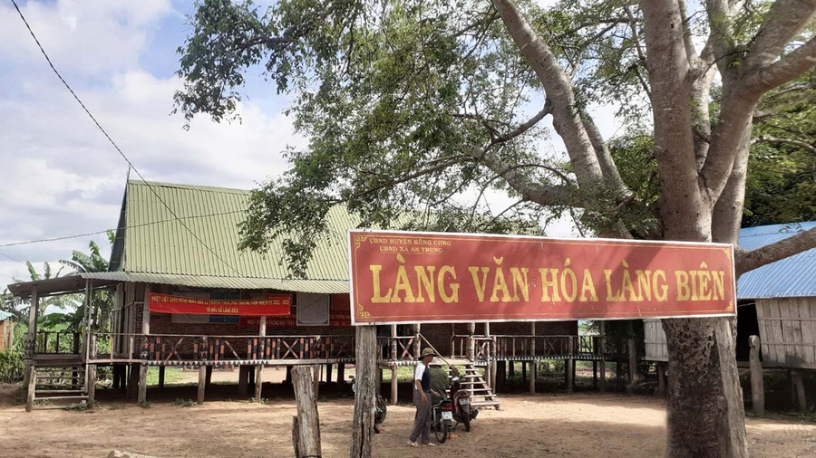 Một góc làng Biên. Ảnh: Nguyễn Đình