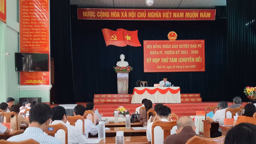 Quang cảnh kỳ họp. Ảnh: Tuyết Mai