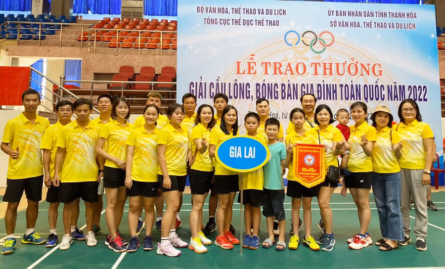 Đoàn Gia Lai tham gia giải với 18 vận động viên. Ảnh: Văn Hùng Đoàn Gia Lai tham gia giải với 18 vận động viên. Ảnh: Văn Hùng