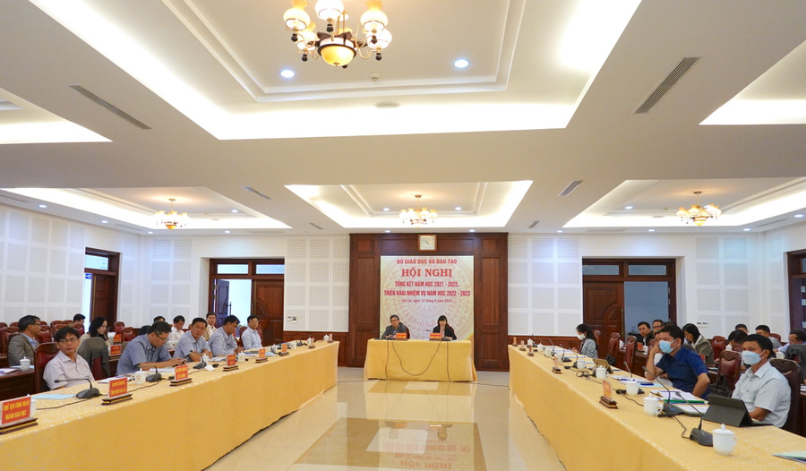 Quang cảnh hội nghị tại điểm cầu UBND tỉnh Gia Lai. Ảnh: Mộc Trà