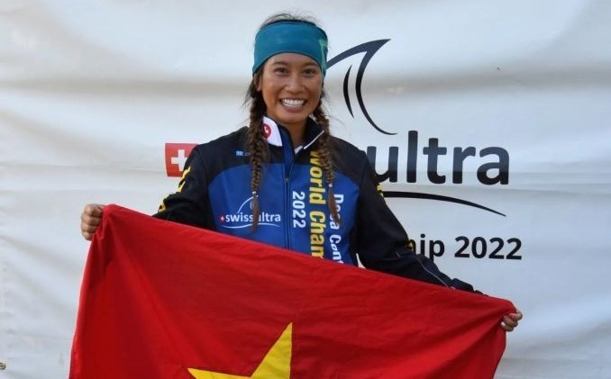 Runner Thanh Vũ. Ảnh: Swiss Ultra.  Runner Thanh Vũ Ảnh: Swiss Ultra