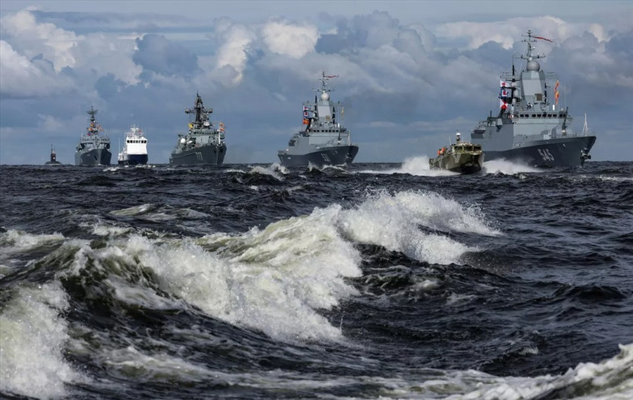  Tàu chiến của Hải quân Nga. Ảnh: Sputnik