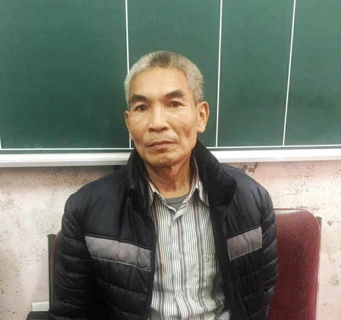 Đối tượng Vũ Văn Hoạch tại cơ quan công an. Đối tượng Vũ Văn Hoạch tại cơ quan công an.