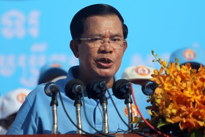Thủ tướng Campuchia Hun Sen.