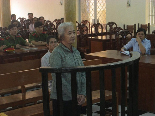  Bị cáo Dao tại tòa