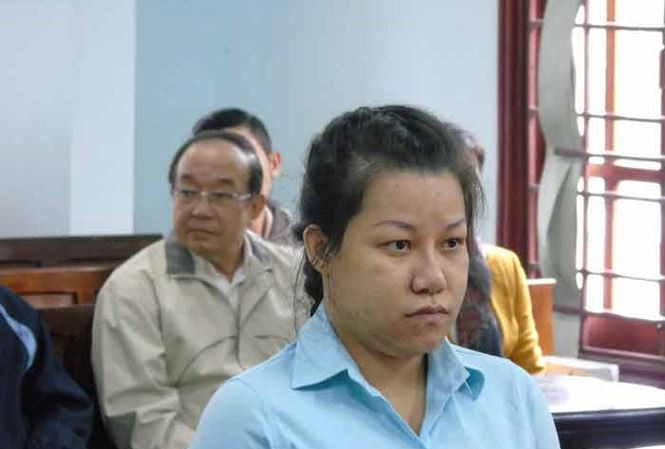 Bị cáo Yến tại tòa.