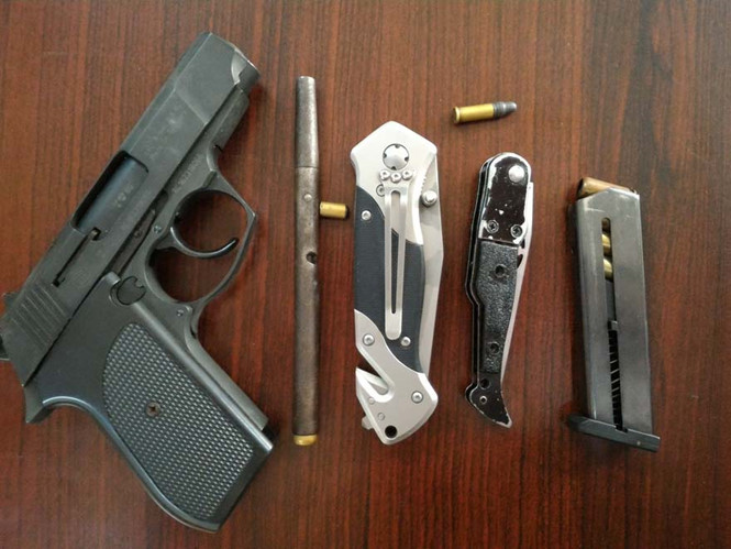 Tang vật vụ án.