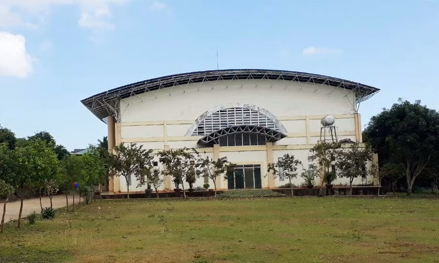  Trung tâm Huấn luyện-Đào tạo và Thi đấu thể thao tỉnh nơi 5 cán bộ được cho nghỉ sớm do tinh giảm biên chế. Ảnh: Văn Ngọc