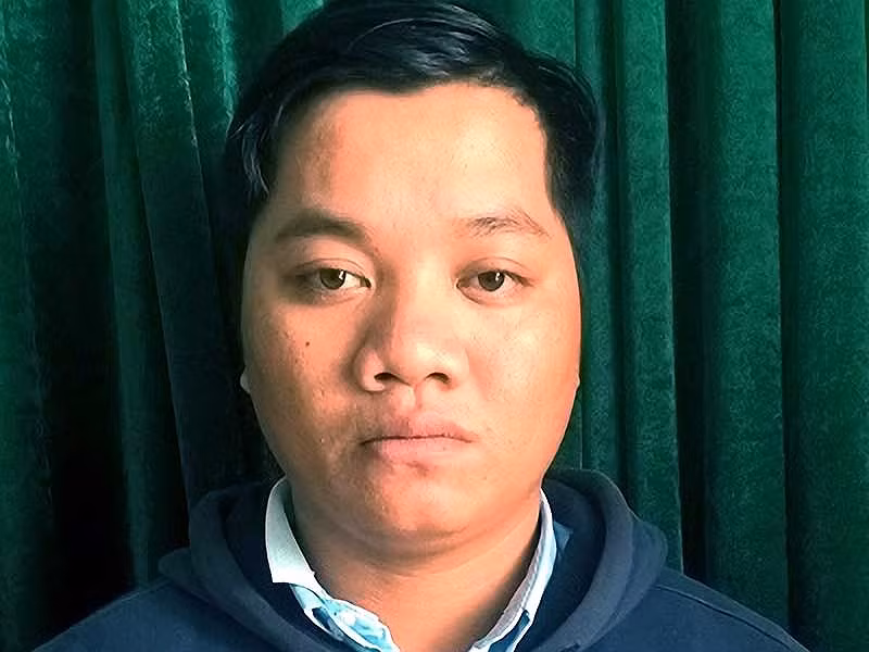 Nguyễn Thành Trung tại cơ quan điều tra.