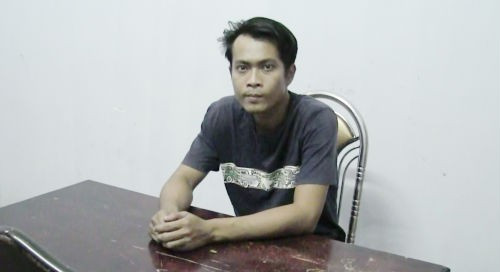 Trần Phú Tài lúc mới bị bắt.