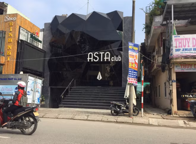 Quán bar Asta ở TP Huế, địa điểm xảy ra vụ dùng dao đâm người.