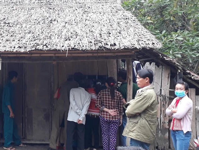 Căn nhà nơi xảy ra vụ việc. Căn nhà nơi xảy ra vụ việc. Ảnh: M.A.