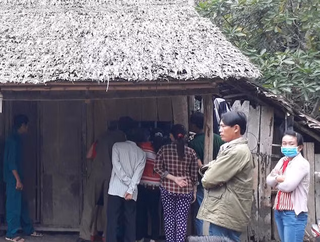 Căn nhà nơi xảy ra vụ việc. Ảnh: M.A.