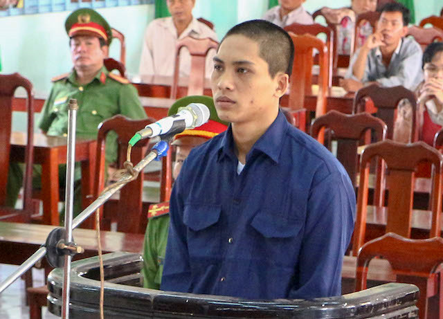 Bị cáo tại phiên tòa. Bị cáo tại phiên tòa.