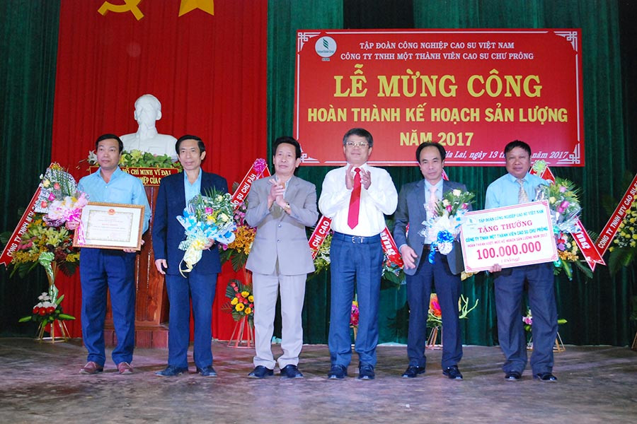 Tặng bằng khen cho Công ty. Ảnh: Lê Anh  Tặng bằng khen cho Công ty. Ảnh: Lê Anh