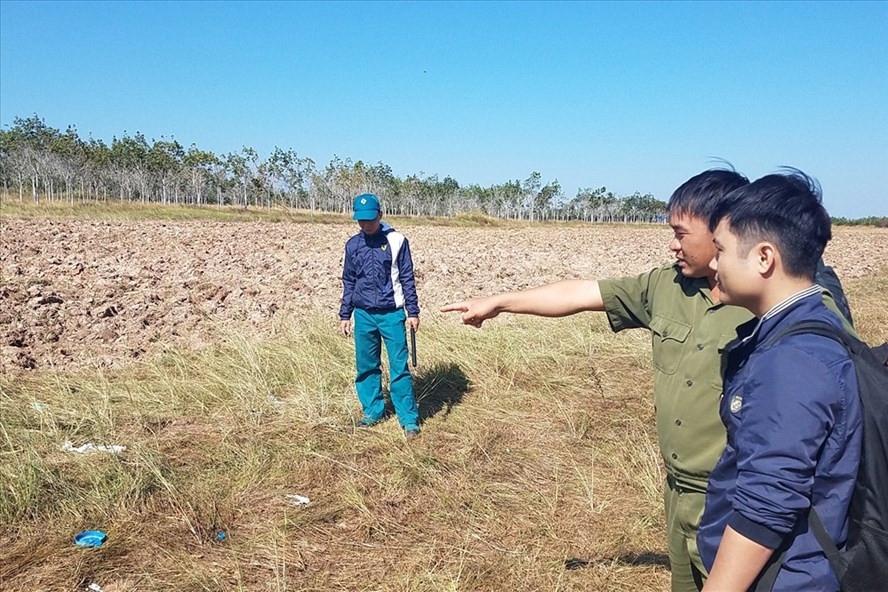 Hiện trường vụ nổ súng khiến 1 người chết, 7 người thương vong tại xã Ea Bung.